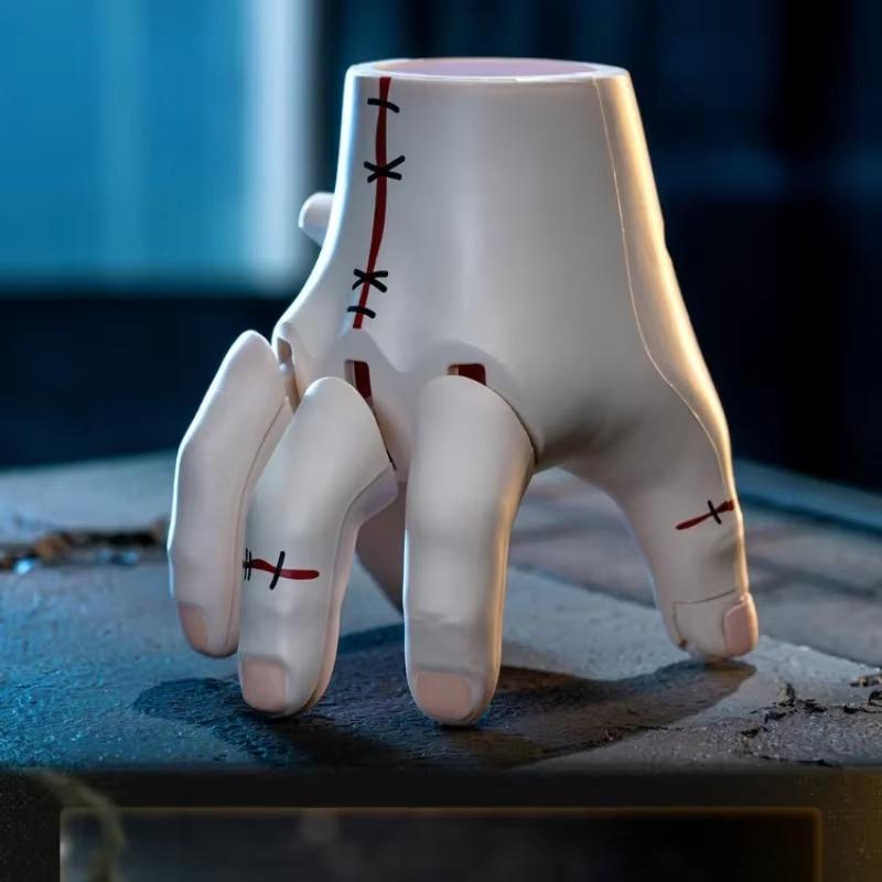 Moveable Clockwork Monster Hand Stranger Hands Series Action Figurine, Thing Hand Figure Halloween Wind Up Toys for Collection