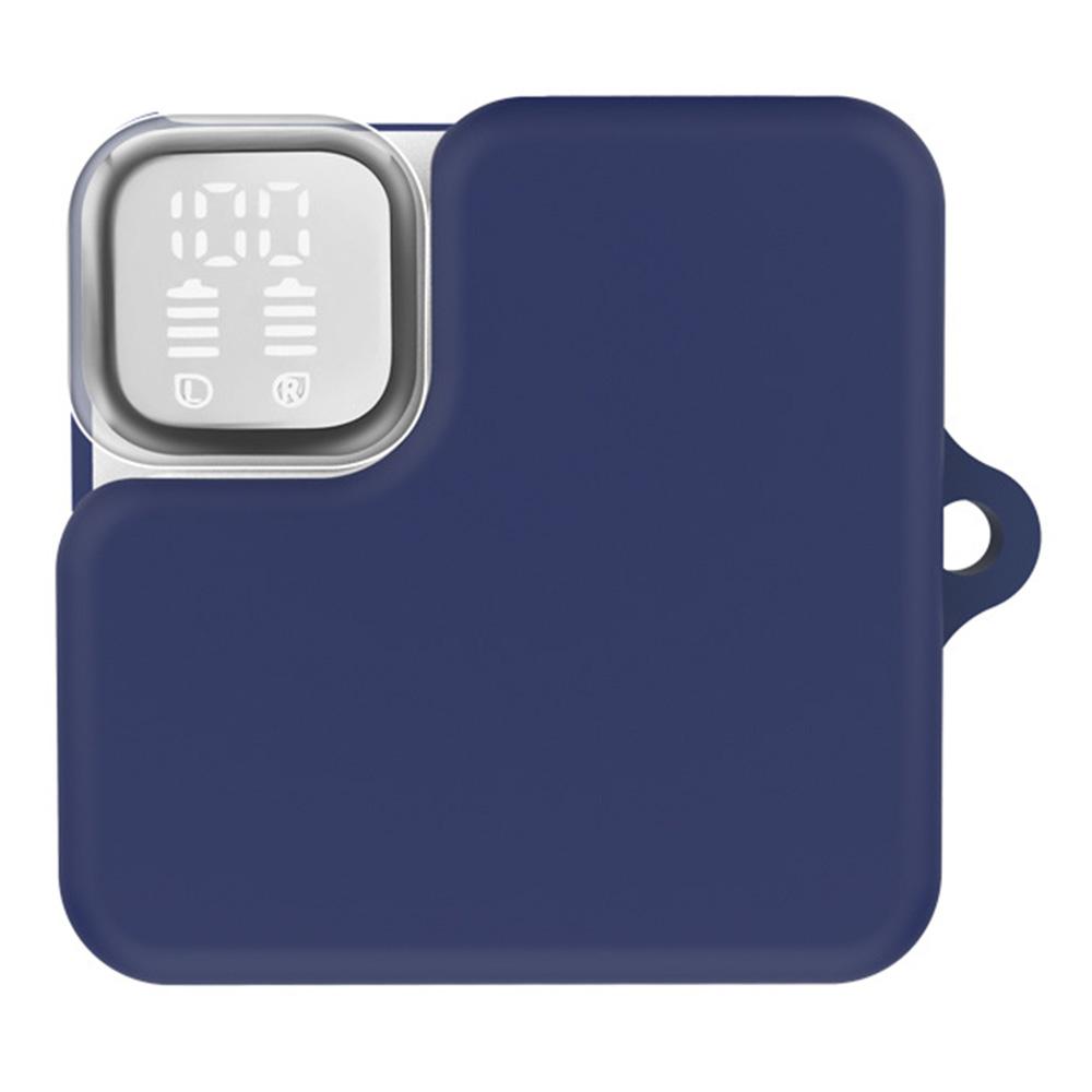 

Для QCY MeloBuds Neo Силиконовый чехол с защитной пряжкой от потери Защитный чехол для Bluetooth-совместимых наушников Dark Blue