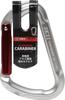 SK11 Aluminum 10 x Carabiner, HG, Silver, 110mm, SAC-HG