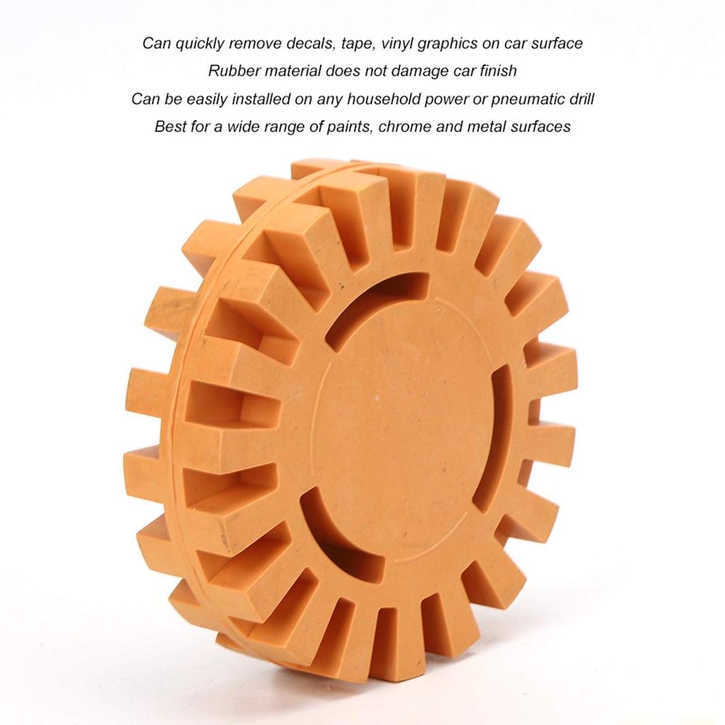 Sticker Removal, Tire Eraser, Rubber Tracer, Sticker Removal, 3.9 Inches (100 Mm) Diameter, Eraser