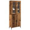Highboard 2 stuks Gerecycled Hout 69,5 x 34 x 180 cm Spaanplaat