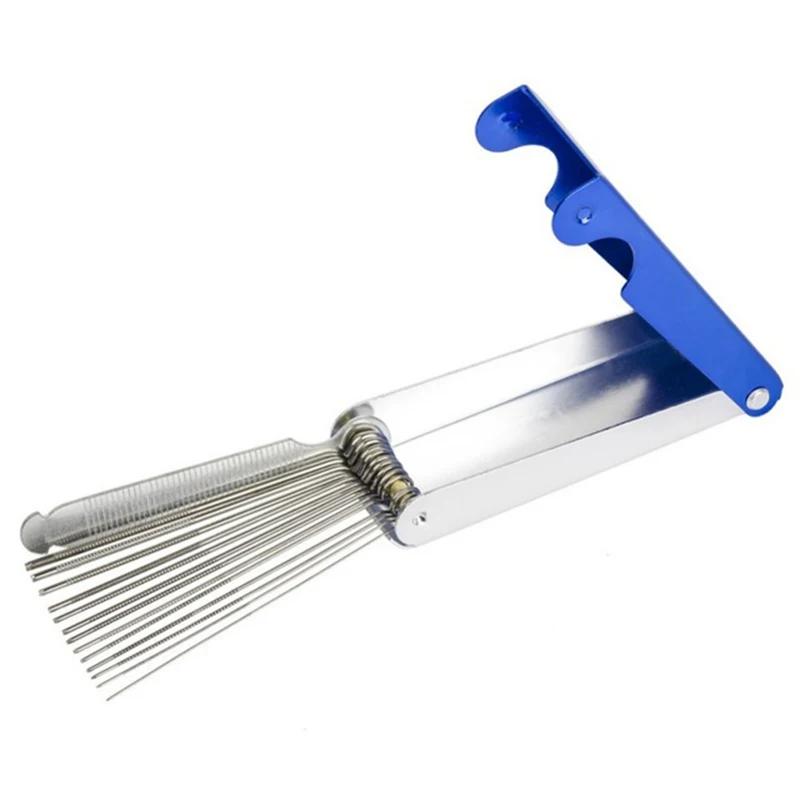 Carburetor Cleaning Kit - 304 Stainless Steel & Nylon Spiral Jet Remove Tool for Auto/Motorcycle/ATV/Welder