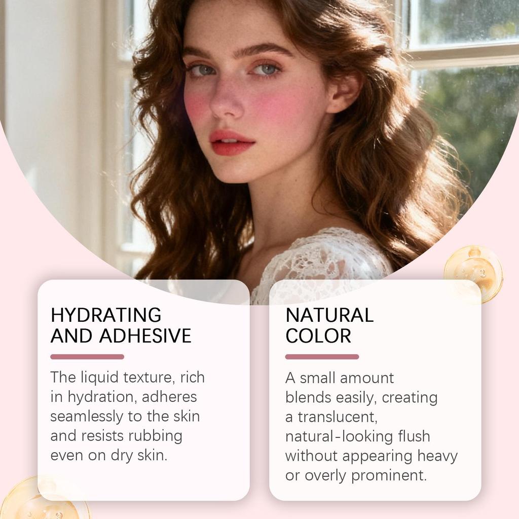 Zephoco Soft Matte Blush Stick, Magenta Pink: Gentle, Moisturizing, Long-Lasting, Lightweight, and Portable Makeup.