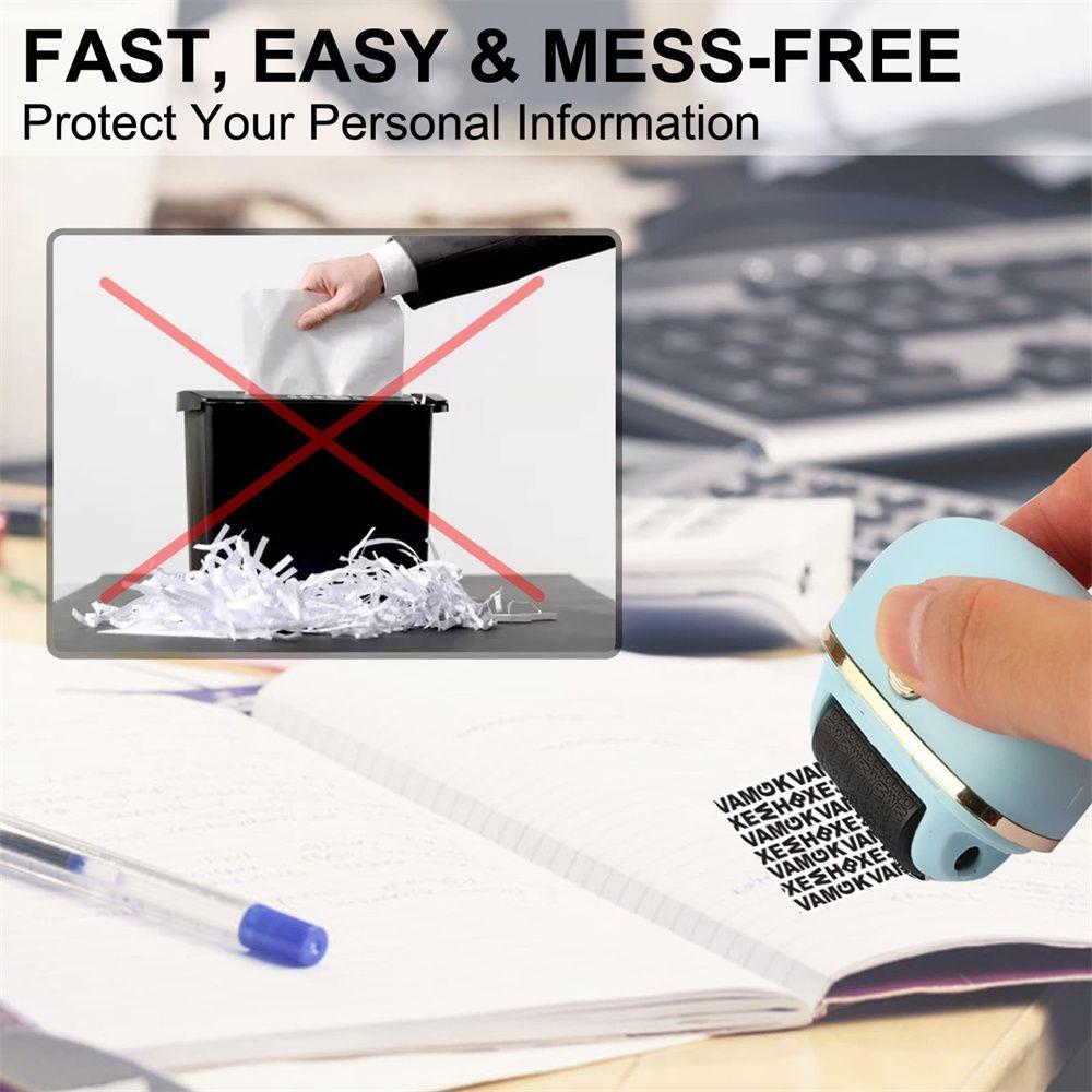 Data Privacy Roller Stamp Security Stamp Roller Data Coverage Stamp Privacy Seal Roller