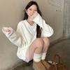 Women's Long-Sleeve Lace Patchwork Velvet T-Shirt - Double-Sided, Slimming, Warm, Autumn/Winter.
