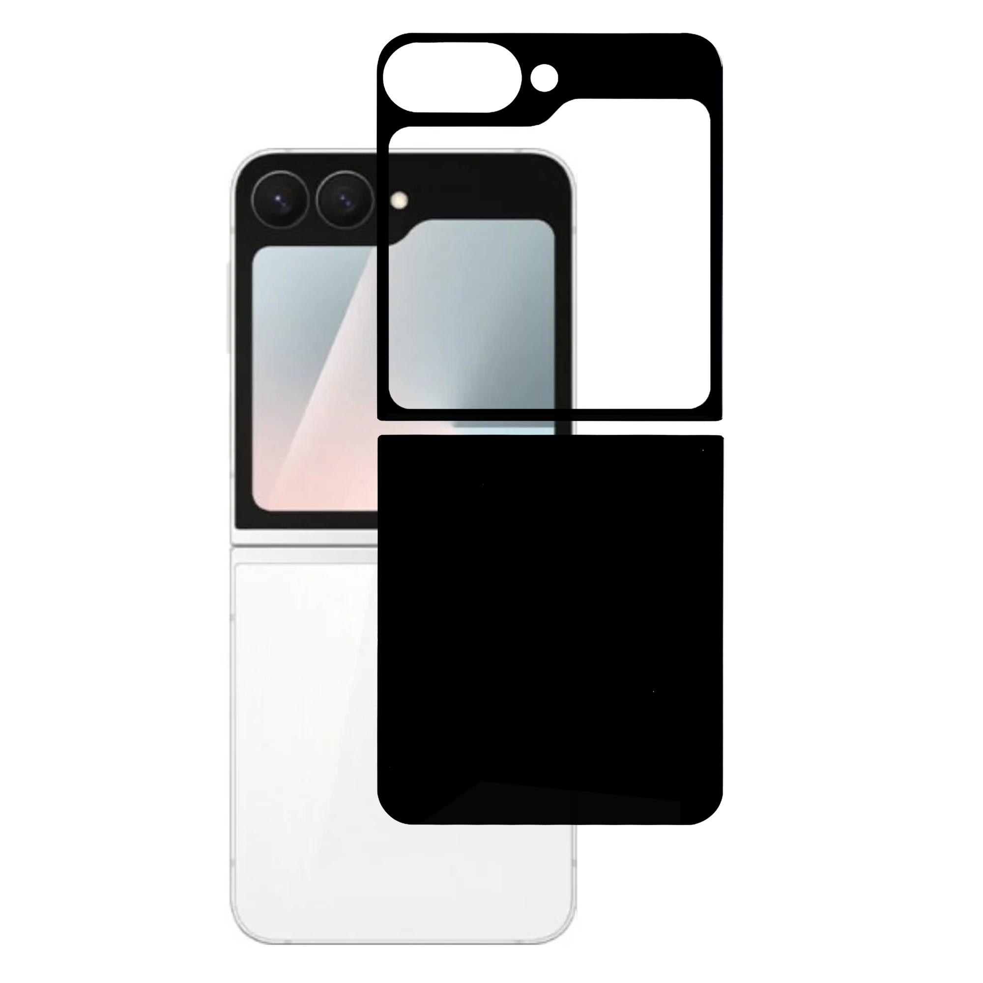 

Для Samsung Galaxy Z Flip7 FE 5G/Z Flip6 5G Защитная пленка для заднего экрана Шелкография Закаленное стекло Набор задней пленки A