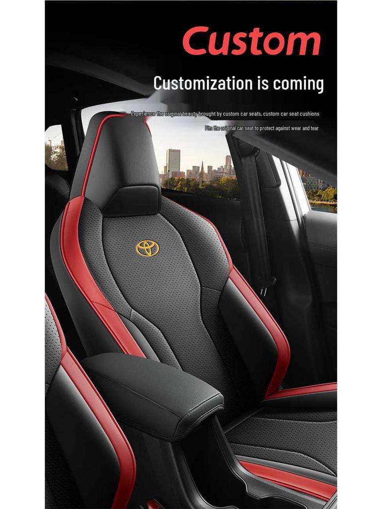 Universal All-Season Leather Seat Covers for 2026 Toyota RAV4