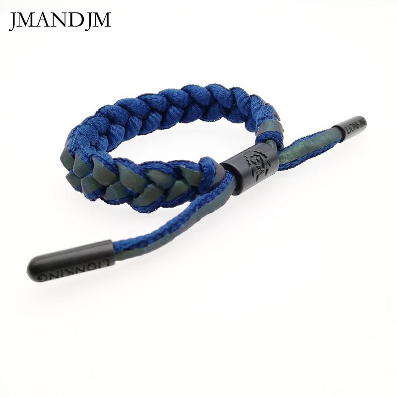 Bracelet Shoelace Woven Holographic Reflective Couple Bracelet Men's and Women's Bracelet