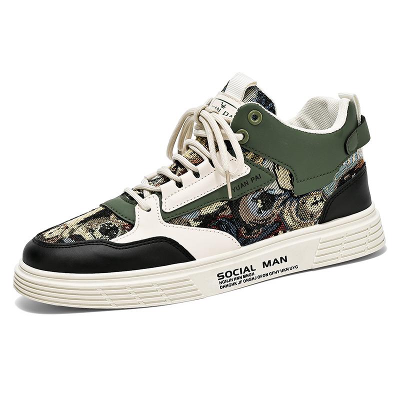 Fashion Walking Vulcanized Sneakers Male Street Style Canvas Sneakers Male New Flat Casual Shoes For Men