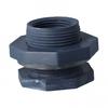 1 Pcs Bulkhead Fitting 6 Minutes/1\"/1.2\"/1.5\"/2\" PVC Plastic High Quality