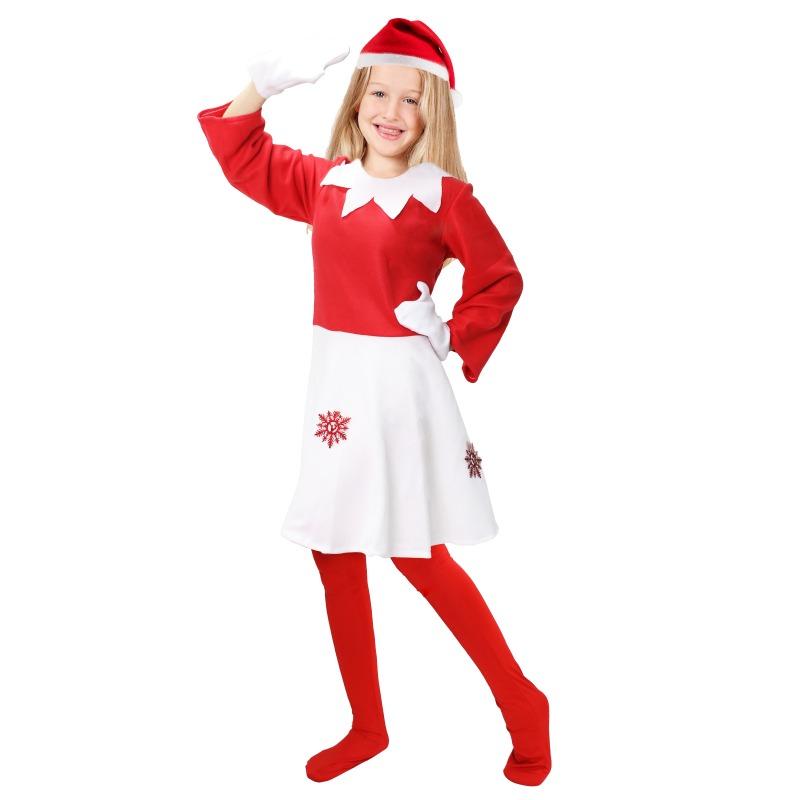 Girls Shelf Elves Toddler Costumes Christmas Photography Costumes Halloween Girls Party Costumes