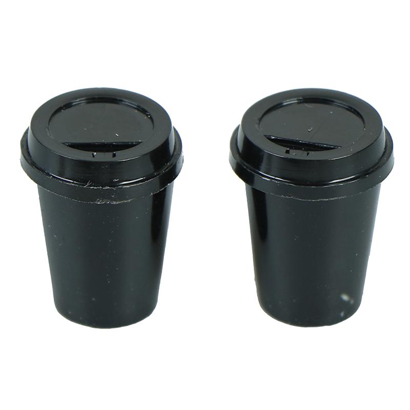 

2шт 1:12 кукольных домиков, миниатюрная модель пустой чашки для кофе, имитация чашки для напитка, игрушки чёрный