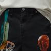 Jordan Asair Jdn Aop Twill Pant Fashion Versatile Character Pattern Comfortable Jeans Men Bottoms Black HF0046-010