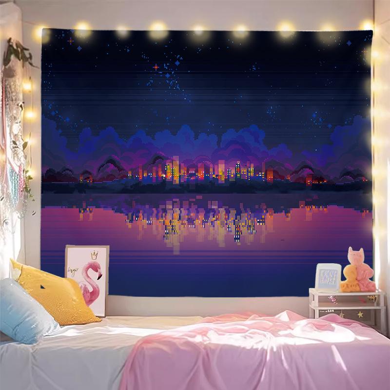 Beautiful Scenery Wallpaper for Rent, Wall Covering for Living Room, Decoration Painting for Room, Background Cloth for Bedroom, Hanging Carpet, Wall