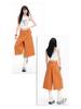 American Orange Cropped High-Waisted Wide-Leg Jeans for Women - Spring/Summer 2026 Collection