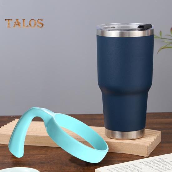 2 Pcs Tumbler Handle Attachment Ergonomic Grip Anti Slip Car Cup Holders BPA Free Travel Mug Handles for 20/32oz Tumbler Cup Accessories