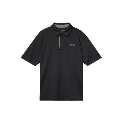 Camisa Polo Casual de Color Sólido para Golf para Hombre Tops Negro 1290140-001