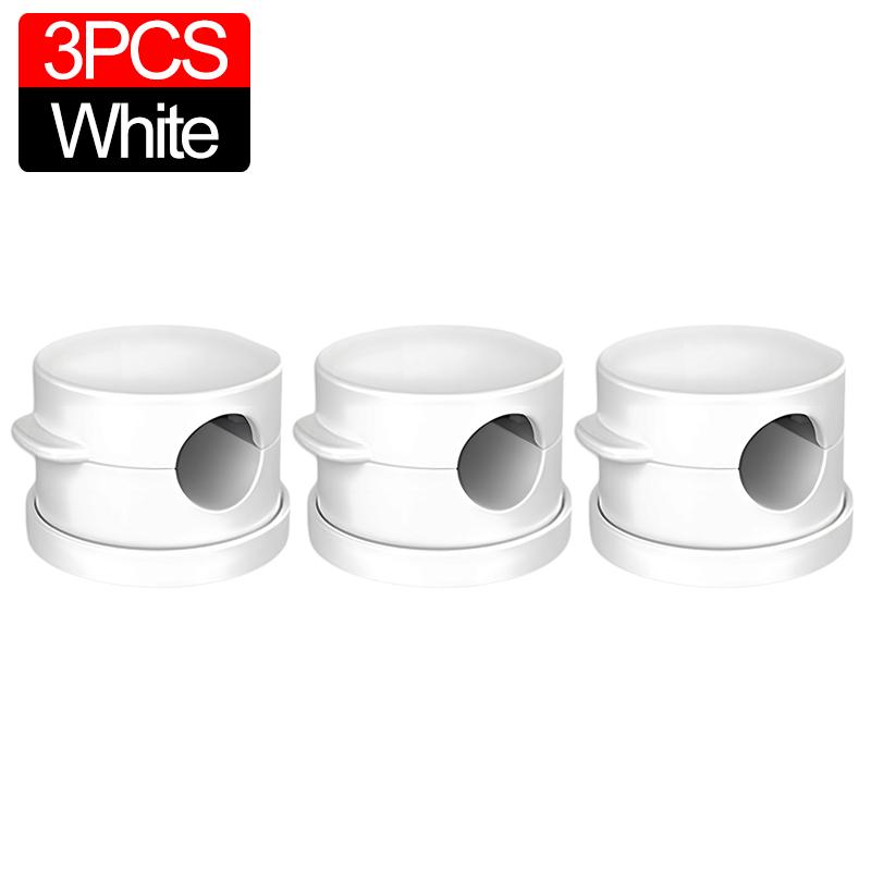 

12/3 шт. Магнитный зажим для кабеля, вращающийся на 360°, держатель для шнура, подстольный органайзер для кабелей, держатель для проводов, домашний кухонный органайзер