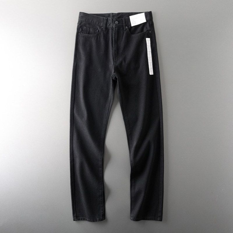 Trendy Cut Label Light Color Spring & Fall Export Men s Clothing Denim Black EUR31