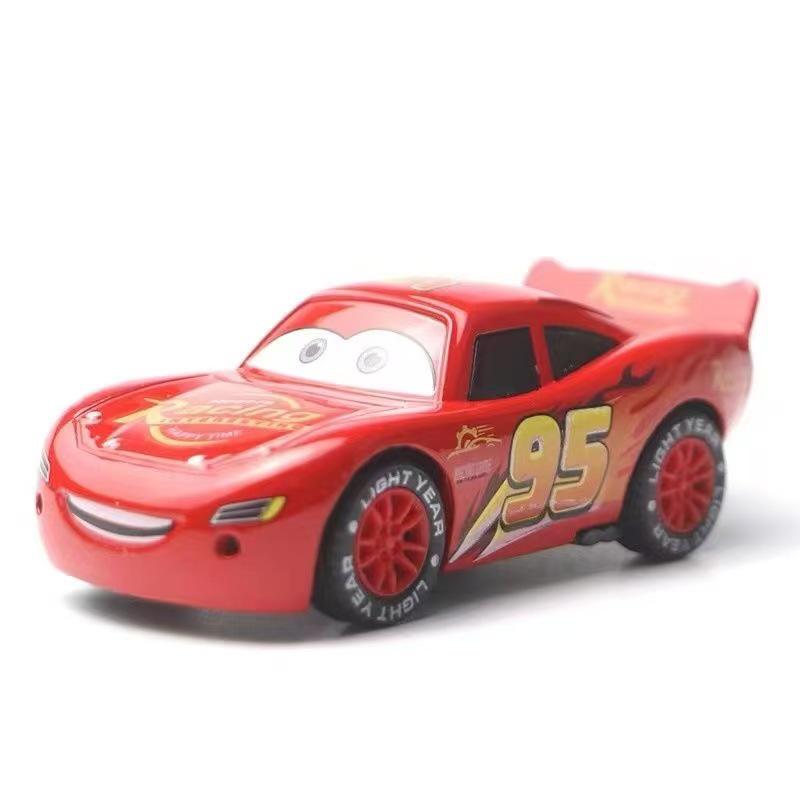3D Lights & Music Lightning McQueen Pull-Back Alloy Toy Car - Third Generation