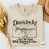 Dinosaurs Didnt Read and We Know What Happened To Them Tee, Funny Reading Teacher Shirt, Literacy Classroom Gift, Cute Teacher Present
