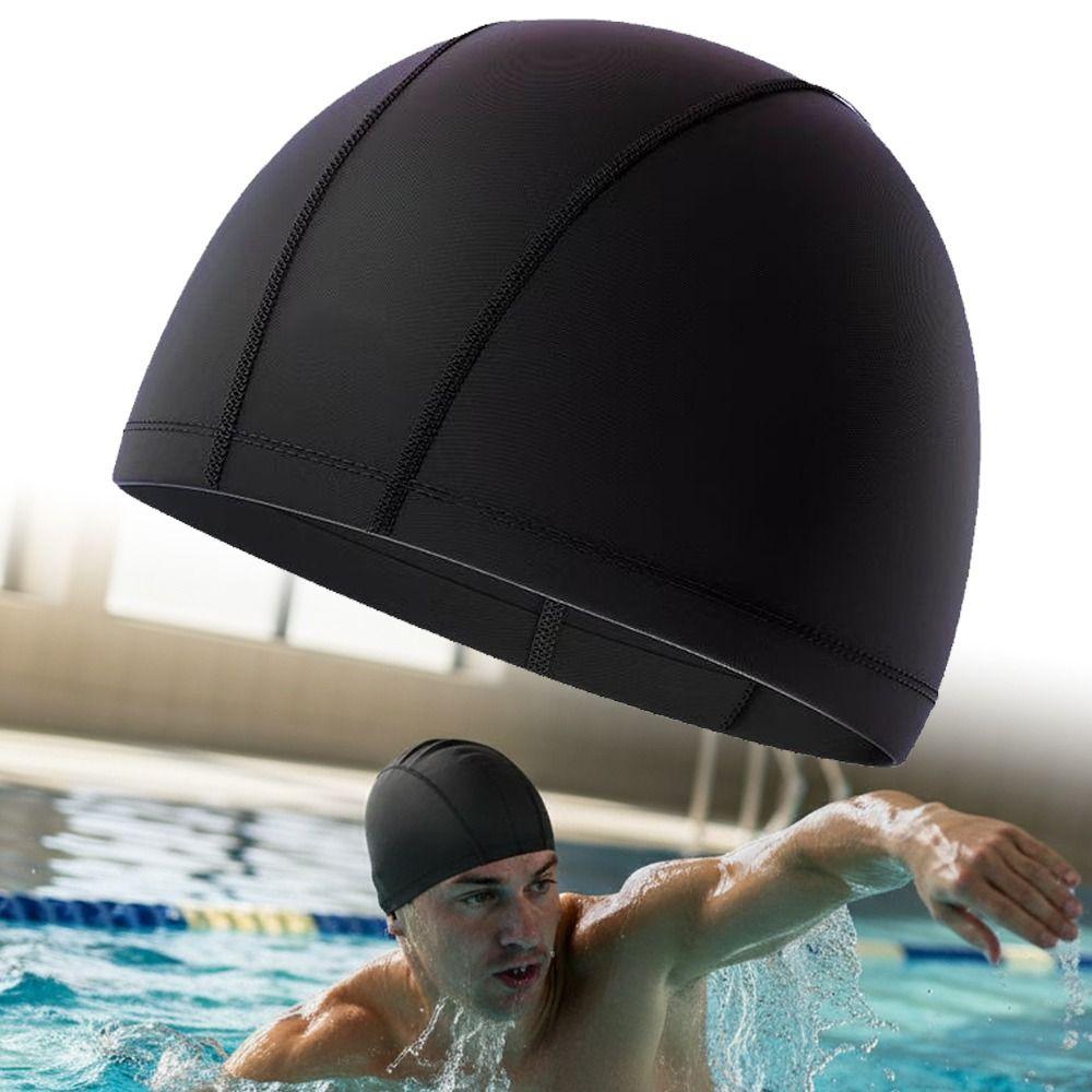 Stretch Swimming Caps Comfortable Bathing Cap Soft Swim Hat For Women Man Unisex