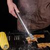 Heavy-Duty Stainless Steel BBQ Grilling Tongs 16 Inch Long. Heat Resistant. Non-Slip Grip. Dishwasher Safe