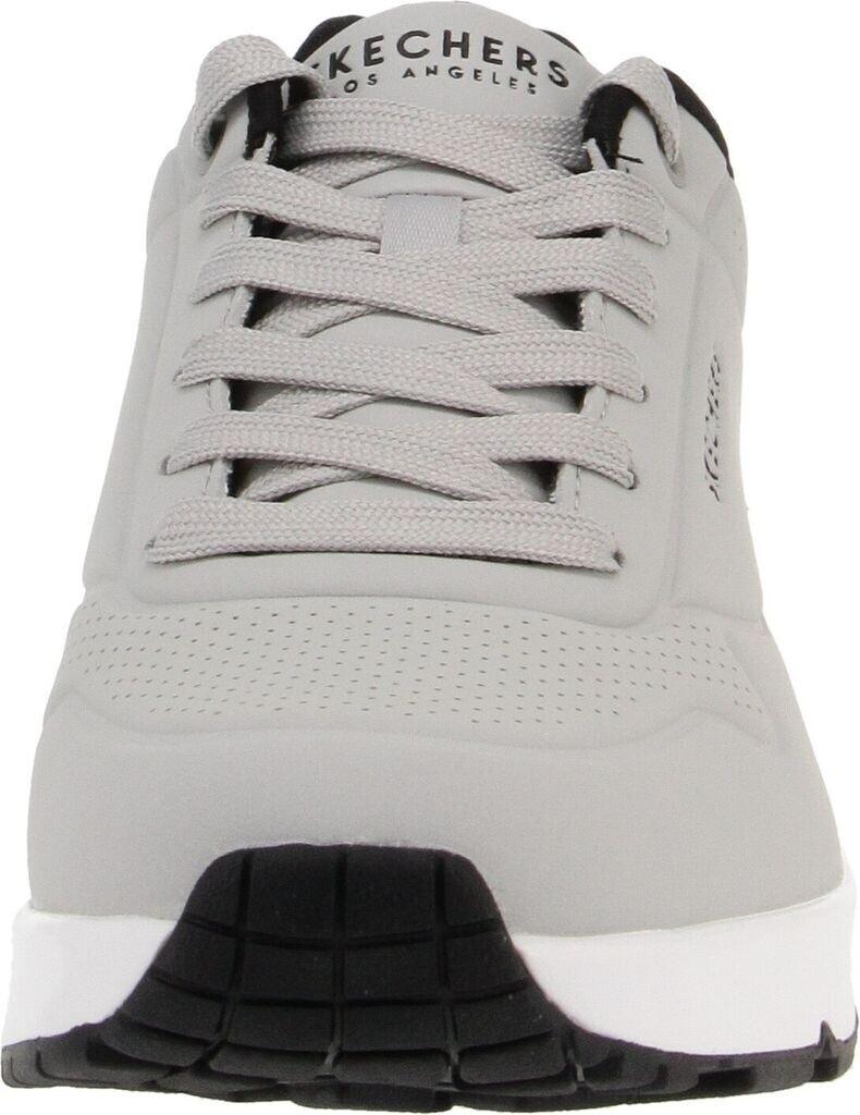 Skechers Uno - Stand On Air кроссовки (52458) светло-серый/черный