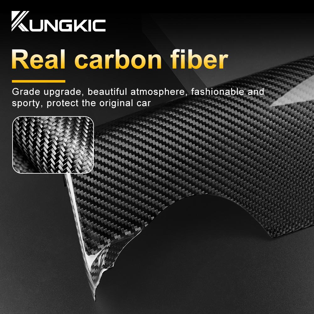 Real Hard Carbon Fiber Sticker For Subaru BRZ Toyota GR86 2021 2022 2023 2024 2025 LHD Car Glove Box Panel Interior Accessories