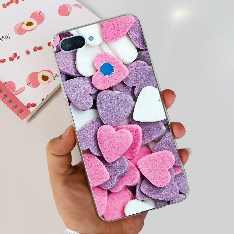 For Xiaomi Mi 8 Lite Case Fashion Soft Silicone Phone Case For Xiaomi Mi 8 SE / Mi 8 Pro Mi8 Lite Clear Tpu Cover Astronaut Capa