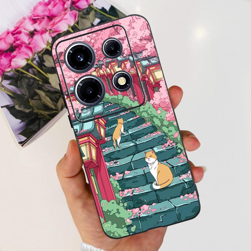 For Infinix Note 30 VIP 2023 Case X6710 Fashion Elegant Painted Soft Silicon TPU Phone Back Cover For Infinix Note30 VIP 30VIP