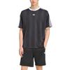 Adidas Originals Adicolor FW25 Jacquard Jersey Loose Fit Striped Crew Neck Short Sleeve T-Shirt Men Tops KD5830