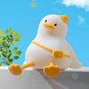Duck Silicone Night Light For Kids Dimmable Squishy Nursery Nightlight Rechargeable Animal Touch Bedside Lamp For Room Decor