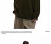 Unisex Retro Henley Neck Knit Sweater - Casual Autumn Pullover