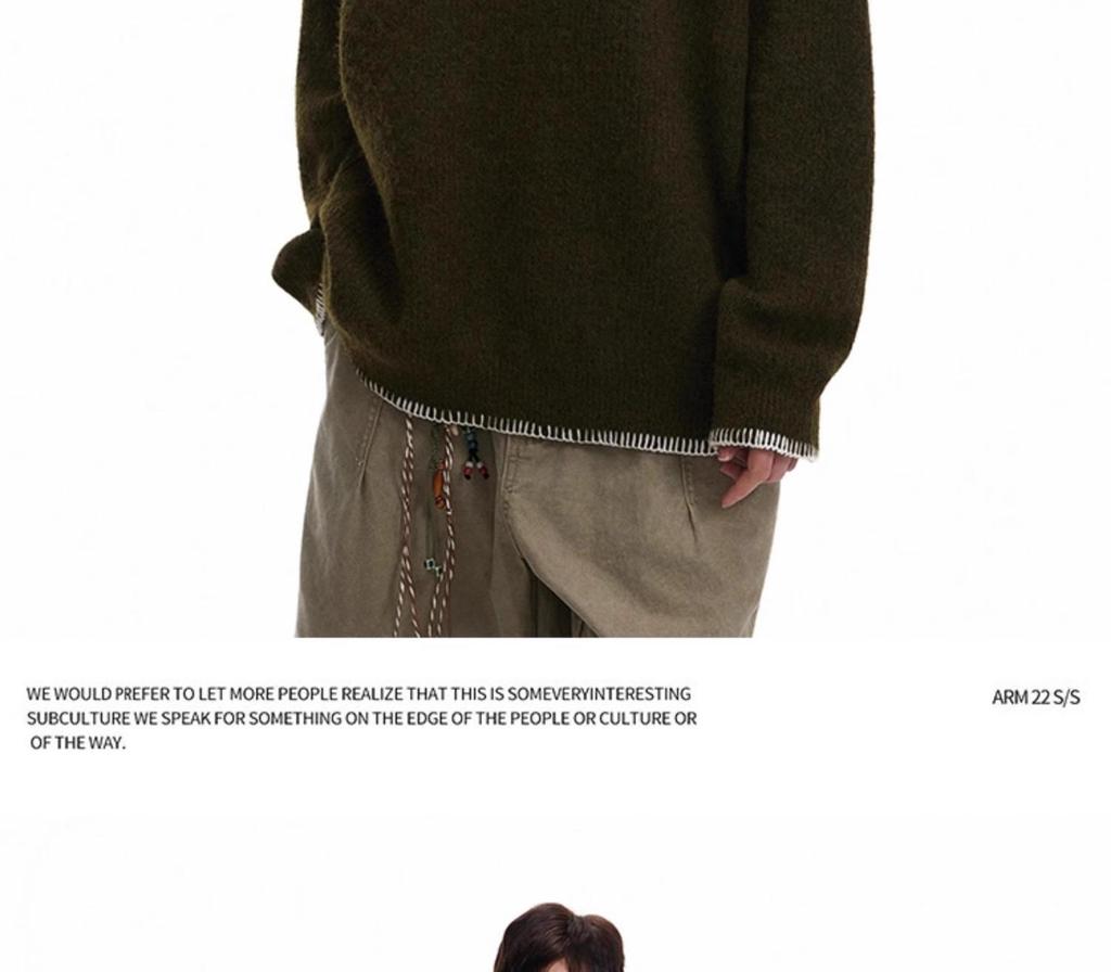 Unisex Retro Henley Neck Knit Sweater - Casual Autumn Pullover