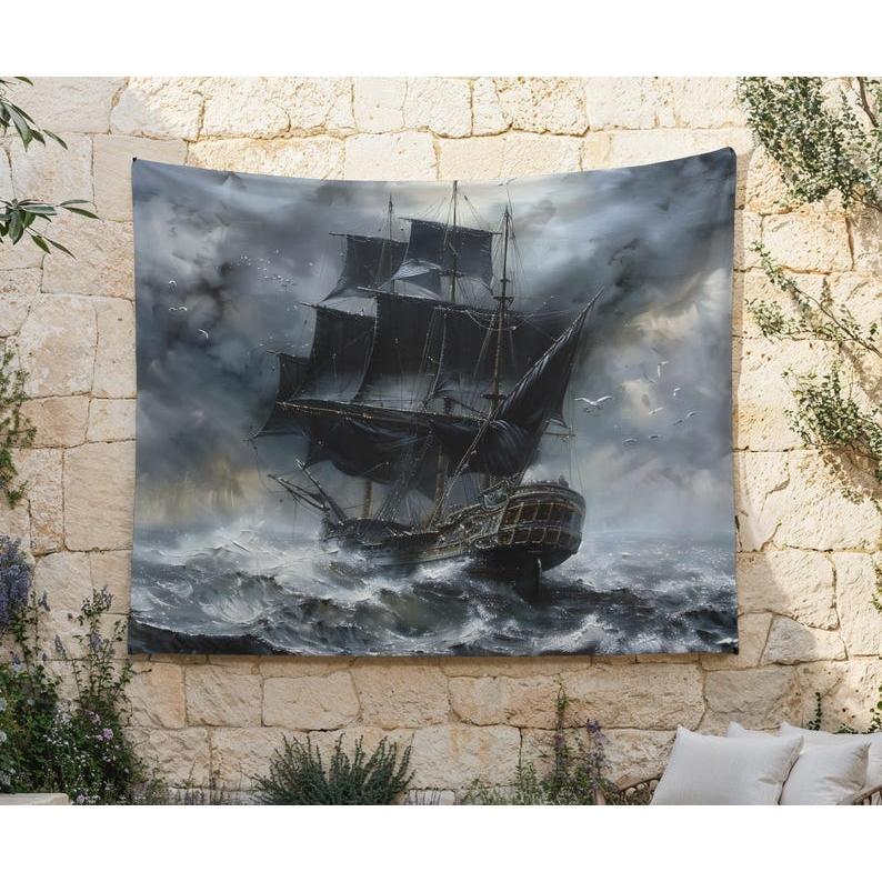 ocean tapestry 75x100