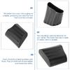 4pcs Floor Mat Ladder Rubber Feet Ladder Covers Foot Pad for Stepladder Ladder Safety Cover Stair Ladder Bike Planter for Garden Ladder Foot Mat