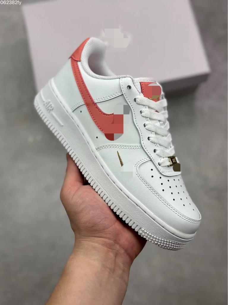 Authentische Air Force 1 Serie Herren & Damen Low-Top Freizeitschuhe - Reinweiß AF1 Trendige Sneaker