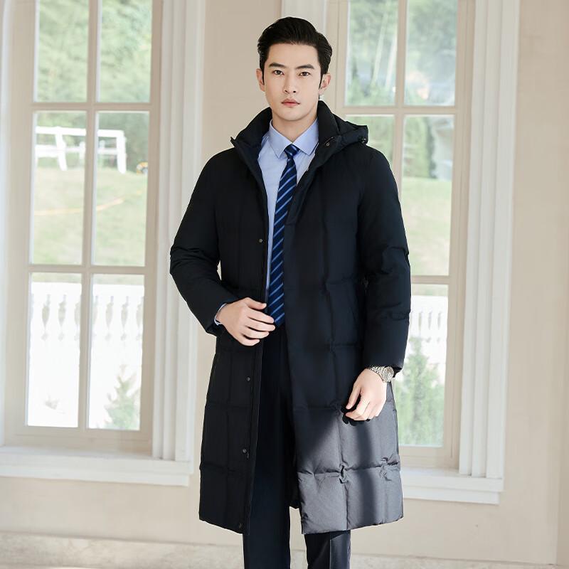 Taluoman Unisex Long Hooded Down Parka