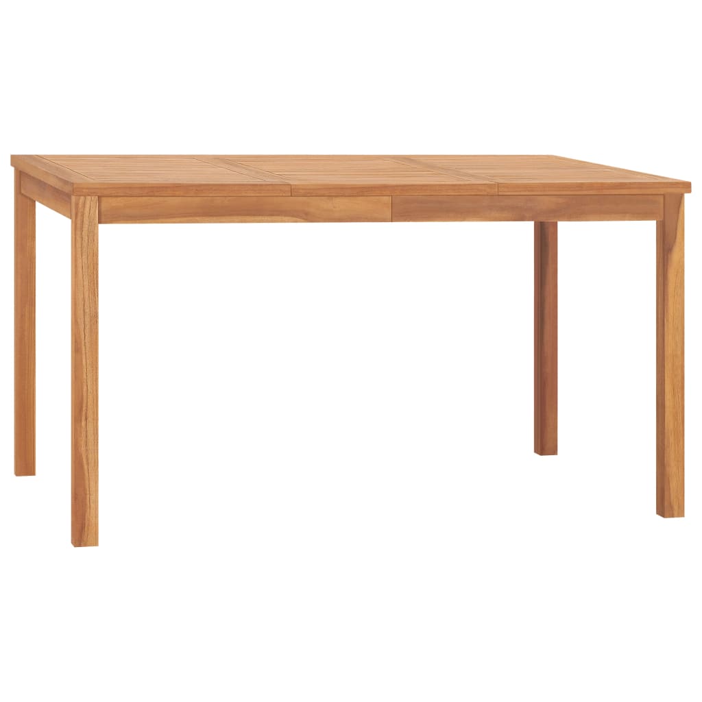 4 Piece Garden Dining Set Solid Teak Wood