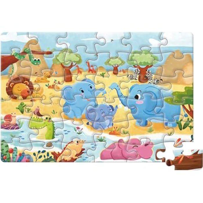 Puzzle - dohe - monde animal - 36 pièces - pour enfants 4-6 ans - développement cognitif