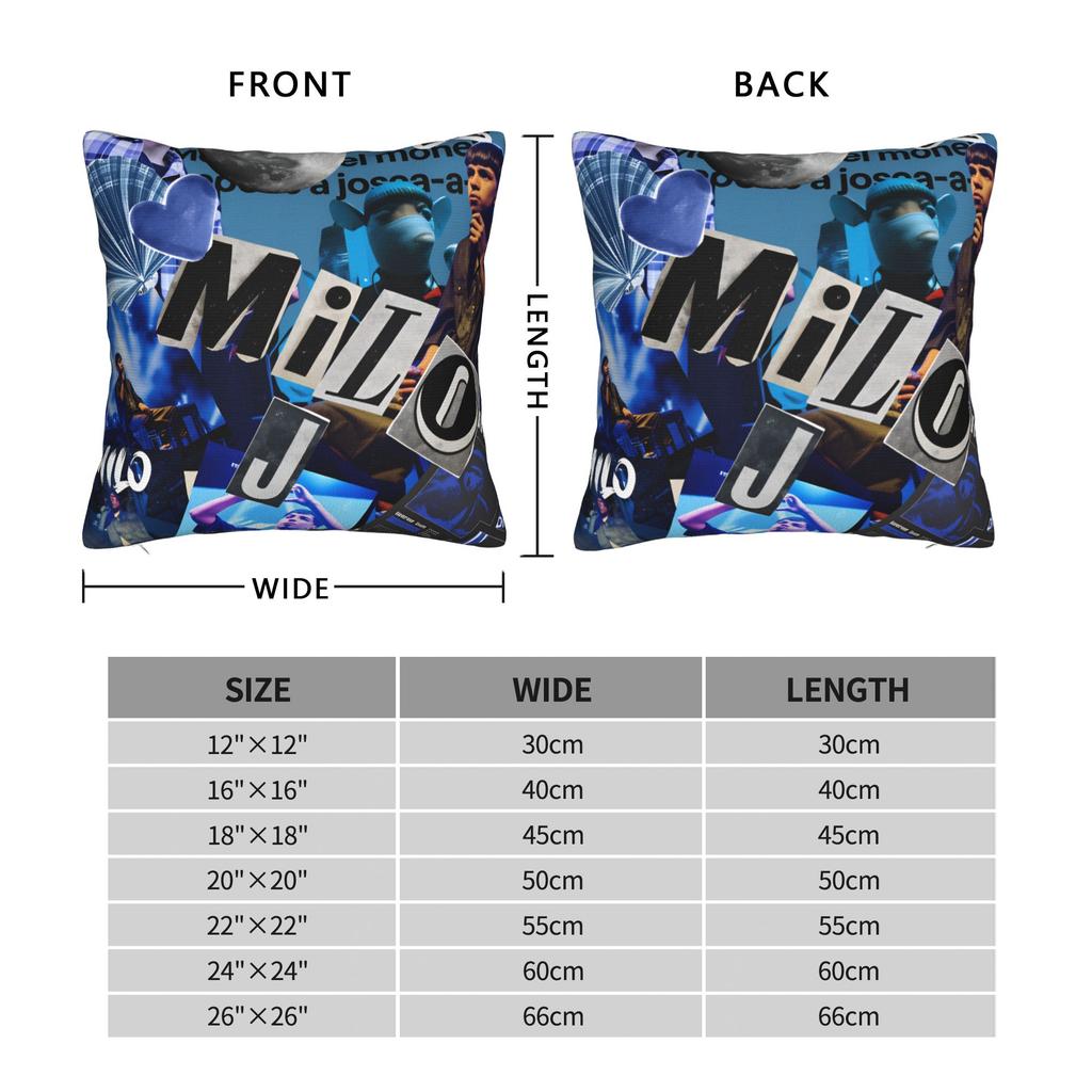Rapper Milo J  111  Pillow Cover  Cute Funny Pillow Case For Sofa Couch Bed Living Room Custom Pillowcases Gift