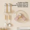 Wall-Mounted Plastic Pot Lid Holder - No Punching Installation, Space-Saving Kitchen Organizer