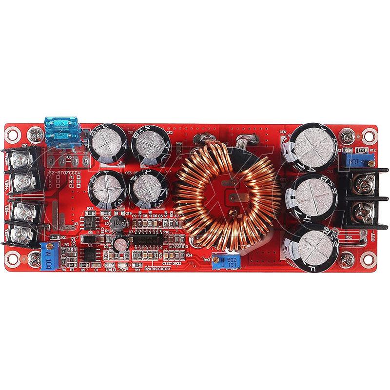 1200W 20A DC Converter Boost Car Step-up Power Supply Module 8-60V to 12-83V (1200W 20A Boost Converter)