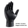 Heavy Duty Orange Nitrile Gloves  8mil Heavy Duty Disposable Gloves with Diamond Textured Latex Free Mechanic Tattoo Auto Gloves