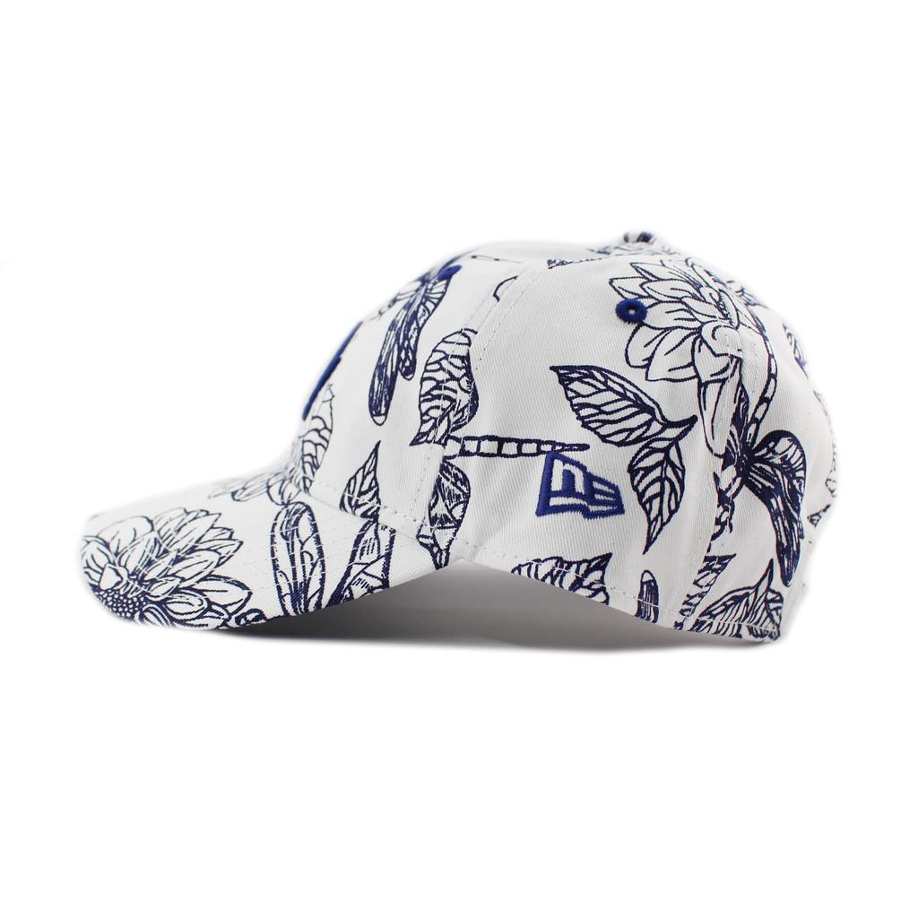 New Era 9TWENTY Strapback Los Angeles Dodgers MLB Floral Core Classic Strapback Los Angeles Dodgers Women's Cap, Cap, White, [Used]