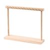 Portable Necklace Hanging Rack 12 /18 Hook Jewelry Jewelry Holder Simple Wood Necklace Stand  Desk