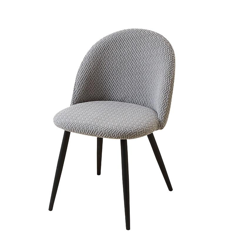 Jacquard Duckbill Chair Cover Stretch Low Back Chair Slipcovers Solid Color Chairs Seat Covers For Dining Room Party Wedding