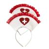 Fasce per Capelli a Cappello da Infermiera Cerchietto per Capelli per Donna Ragazza Accessori per Capelli di Halloween