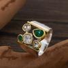 Trendy Retro-Style Women's Rings: Bold and Simple Designs